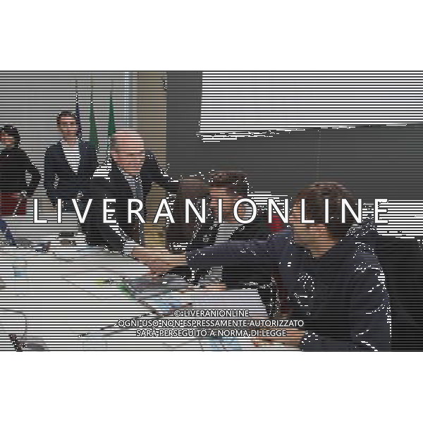 Milano, ( MI ) 09/03/2017 Conferenza stampa 7 âˆž Trofeo cittâ€¡ di Milano Nella foto: Gabriele Detti, Oreste Perri e Gregorio Paltrinieri PH Lauro Montagnini *** Local Caption *** Oreste Perri - Presidente CONI Lombardia/ Agenzia Aldo Liverani s.a.s.