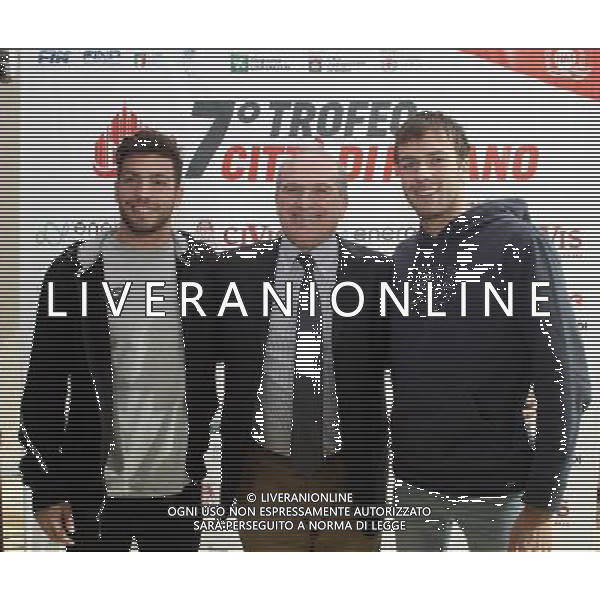 Milano, ( MI ) 09/03/2017 Conferenza stampa 7 âˆž Trofeo cittâ€¡ di Milano Nella foto: Gabriele Detti, Oreste Perri e Gregorio Paltrinieri PH Lauro Montagnini *** Local Caption *** Oreste Perri - Presidente CONI Lombardia/ Agenzia Aldo Liverani s.a.s.
