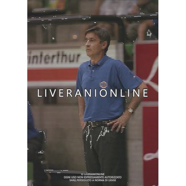VILLORBA TREVISO 01-07-1998 AMICHEVOLE ITALIA JUGOSLAVIA NELLA FOTO BOGDAN TANJEVIC ALLENATORE ITALIA AG ALDO LIVERANI SAS