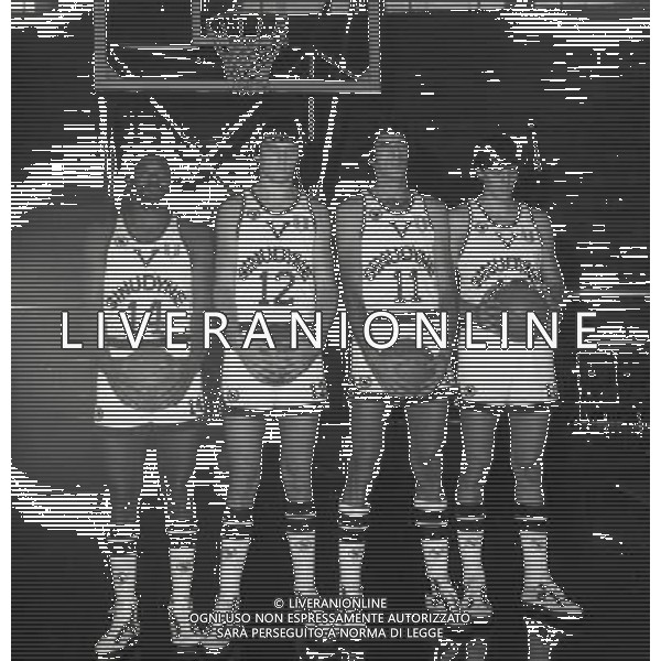 SINUDYNE BASKET 1980-1981 NELLA FOTO JIM MC MILLIAN-PIETRO GENERALI-MARQUINHOS-RENATO VILLALTA AG ALDO LIVERANI SAS