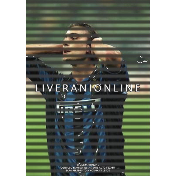 30-09-1998 MILANO- CHAMPIONS LEAGUE INTER STURM GRAZ NELLA FOTO NICOLA VENTOLA AG ALDO LIVERANI SAS