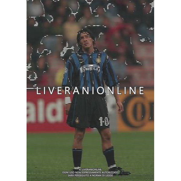 30-09-1998 MILANO- CHAMPIONS LEAGUE INTER STURM GRAZ NELLA FOTO IVAN ZAMORANO AG ALDO LIVERANI SAS