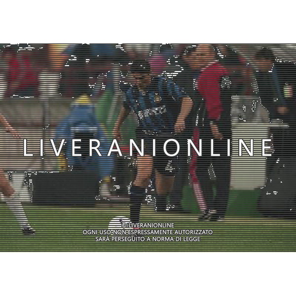 30-09-1998 MILANO- CHAMPIONS LEAGUE INTER STURM GRAZ NELLA FOTO JAVIER ZANETTI AG ALDO LIVERANI SAS