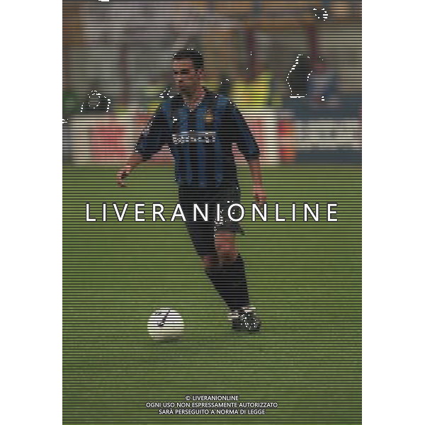 30-09-1998 MILANO- CHAMPIONS LEAGUE INTER STURM GRAZ NELLA FOTO YOURI DJORKAEF AG ALDO LIVERANI SAS