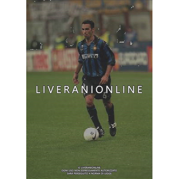 30-09-1998 MILANO- CHAMPIONS LEAGUE INTER STURM GRAZ NELLA FOTO YOURI DJORKAEF AG ALDO LIVERANI SAS