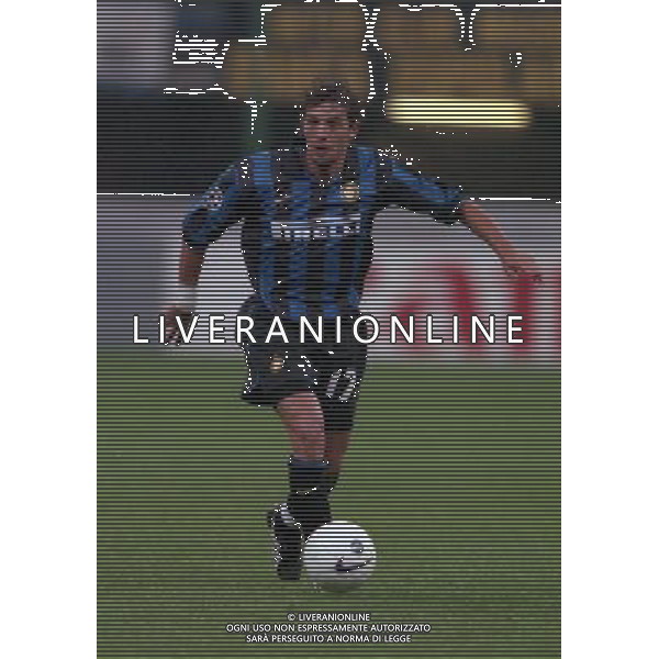 30-09-1998 MILANO- CHAMPIONS LEAGUE INTER STURM GRAZ NELLA FOTO FRANCESCO MORIERO AG ALDO LIVERANI SAS