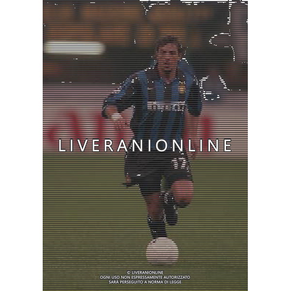 30-09-1998 MILANO- CHAMPIONS LEAGUE INTER STURM GRAZ NELLA FOTO FRANCESCO MORIERO AG ALDO LIVERANI SAS