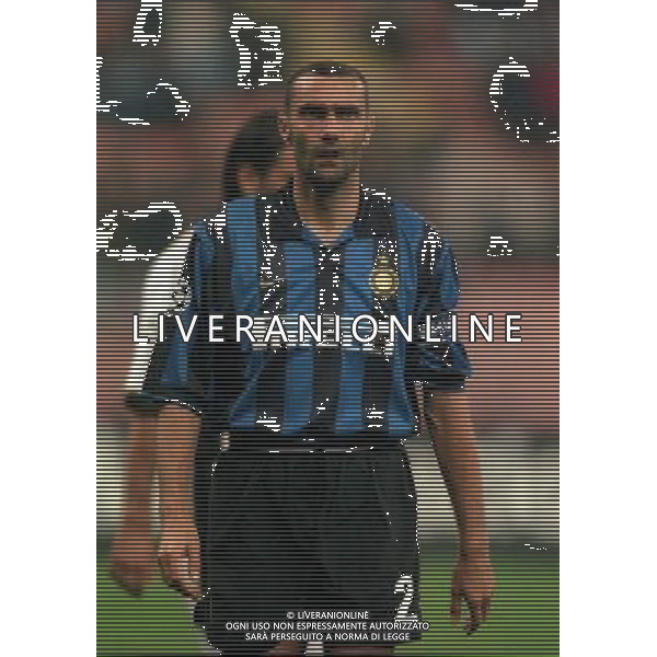 30-09-1998 MILANO- CHAMPIONS LEAGUE INTER STURM GRAZ NELLA FOTO GIUSEPPE BERGOMI AG ALDO LIVERANI SAS