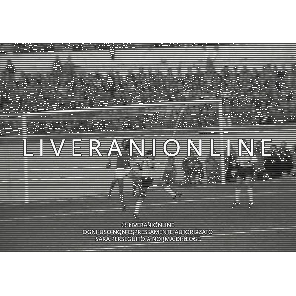 ROMA STADIO OLIMPICO 26-02-1974-AMICHEVOLE ITALIA GERMANIA OVEST NELLA FOTO LUCIANO CHIARUGI AG ALDO LIVERANI SAS