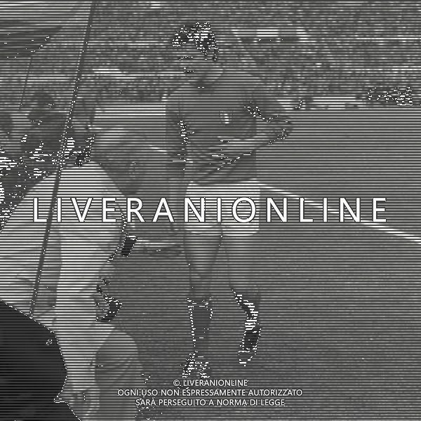 ROMA STADIO OLIMPICO 26-02-1974-AMICHEVOLE ITALIA GERMANIA OVEST NELLA FOTO FERRUCCIO VALCAREGGI E FABIO CAPELLO AG ALDO LIVERANI SAS