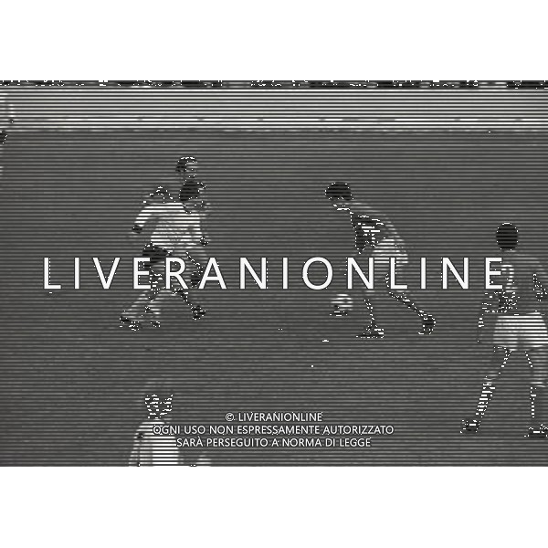 ROMA STADIO OLIMPICO 26-02-1974-AMICHEVOLE ITALIA GERMANIA OVEST NELLA FOTOFABIO CAPELLO E SANDRO MAZZOLA AG ALDO LIVERANI SAS