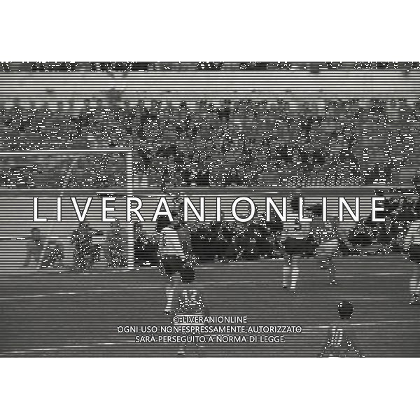 ROMA STADIO OLIMPICO 26-02-1974-AMICHEVOLE ITALIA GERMANIA OVEST NELLA FOTO PARATA SEPP MAYER AG ALDO LIVERANI SAS