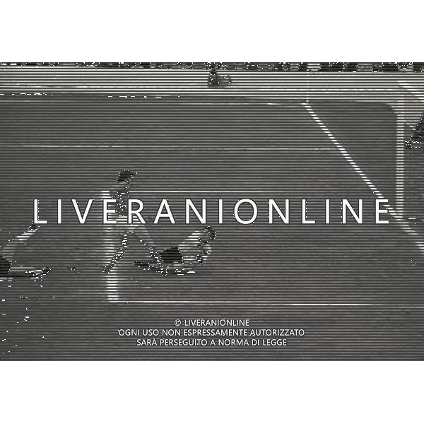 ROMA STADIO OLIMPICO 26-02-1974-AMICHEVOLE ITALIA GERMANIA OVEST NELLA FOTO SEPP MAYER E GIORGIO CHINAGLIA AG ALDO LIVERANI SAS