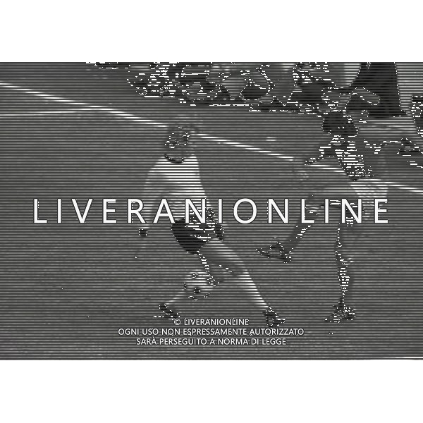 ROMA STADIO OLIMPICO 26-02-1974-AMICHEVOLE ITALIA GERMANIA OVEST NELLA FOTO WALTER SABADINI AG ALDO LIVERANI SAS