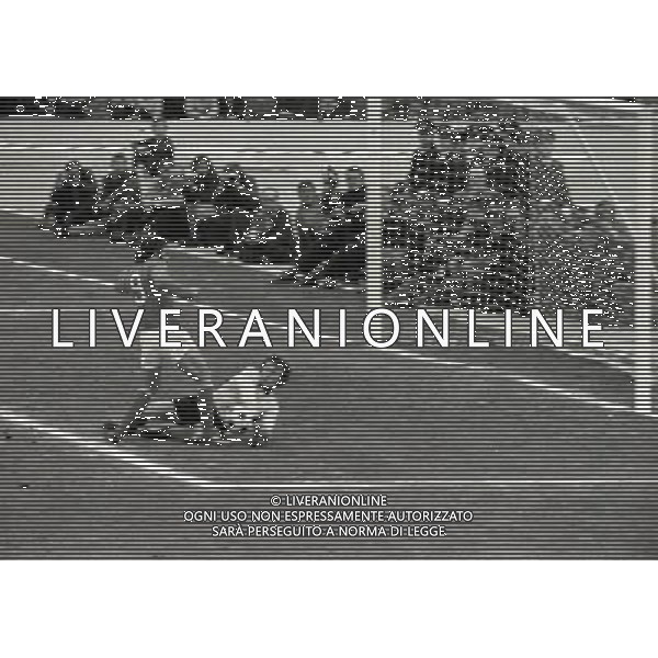 ROMA STADIO OLIMPICO 26-02-1974-AMICHEVOLE ITALIA GERMANIA OVEST NELLA FOTO SEPP MAYER E GIORGIO CHINAGLIA AG ALDO LIVERANI SAS