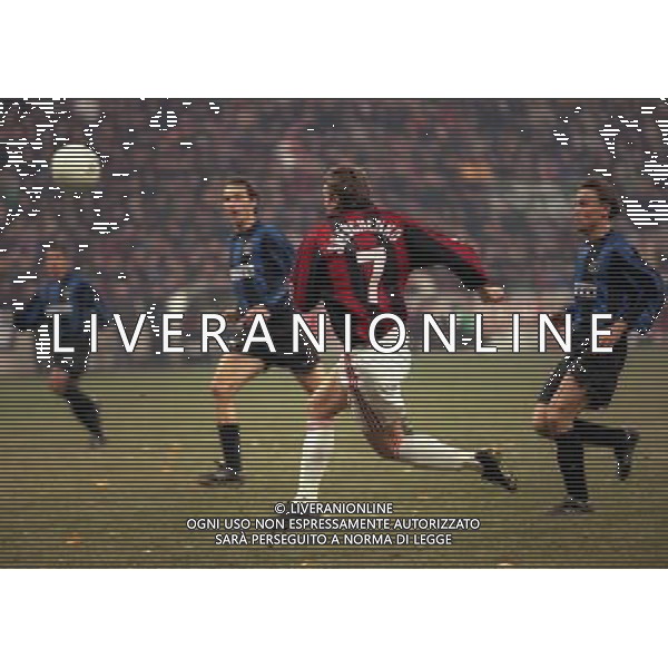 27-02-2000 MILANO COPPA ITALIA INTER MILAN NELLA FOTO GOAL ANDRIY SHEVCHENKO AG ALDO LIVERANI SAS 