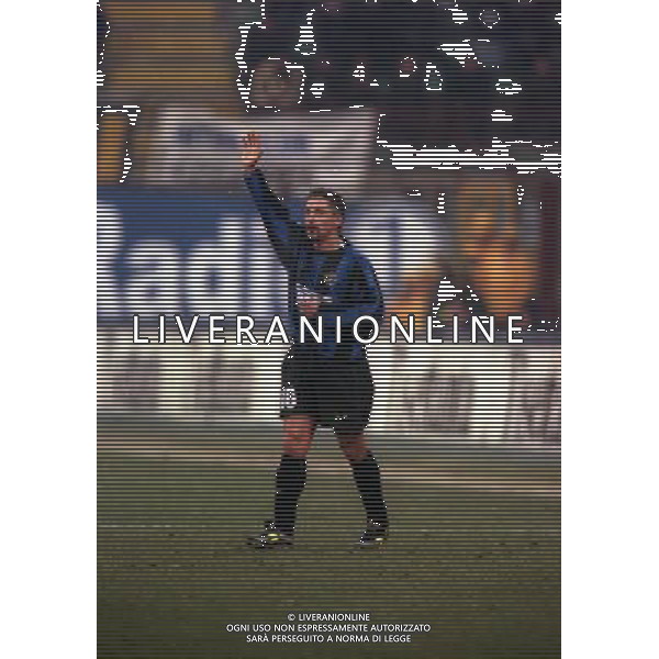 27-02-2000 MILANO COPPA ITALIA INTER MILAN NELLA FOTO ROBERTO BAGGIO AG ALDO LIVERANI SAS 