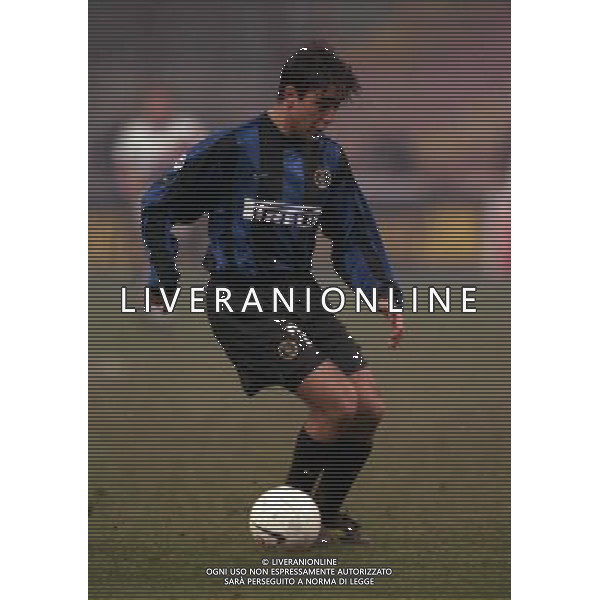 MILANO 01-12-1999 COPPA ITALIA INTER BOLOGNA NELLA FOTO ALVARO RECOBA AG ALDO LIVERANI SAS