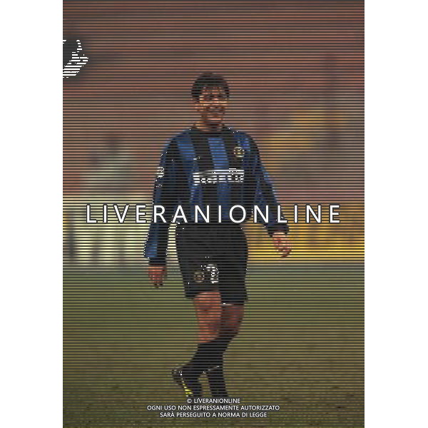 MILANO 01-12-1999 COPPA ITALIA INTER BOLOGNA NELLA FOTO ALVARO RECOBA AG ALDO LIVERANI SAS