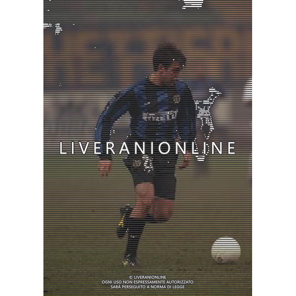 MILANO 01-12-1999 COPPA ITALIA INTER BOLOGNA NELLA FOTO ALVARO RECOBA AG ALDO LIVERANI SAS