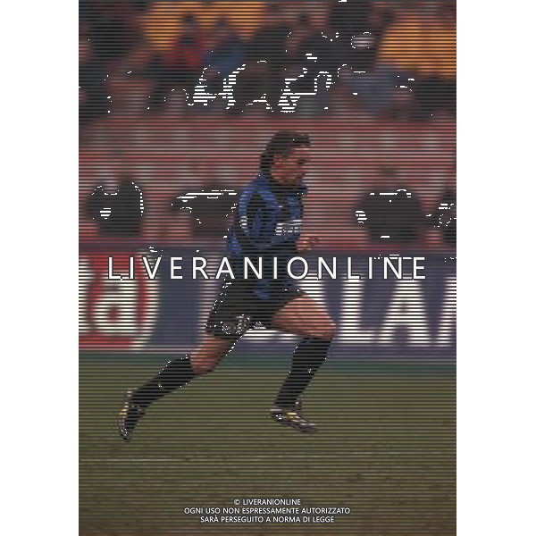 MILANO 01-12-1999 COPPA ITALIA INTER BOLOGNA NELLA FOTO ROBERTO BAGGIO AG ALDO LIVERANI SAS