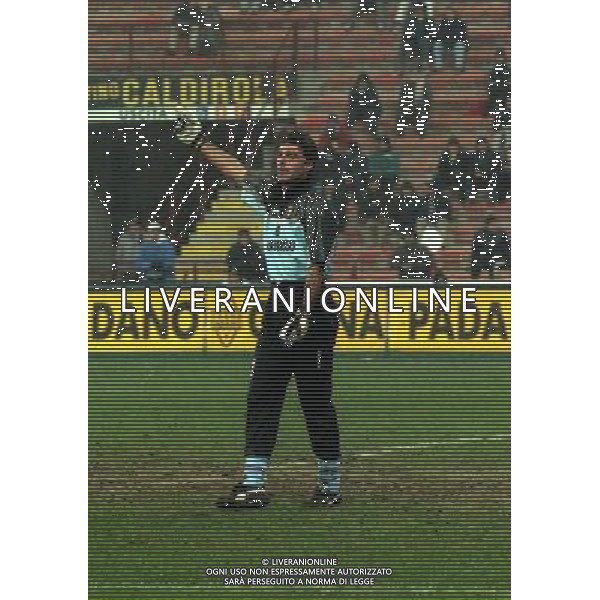 MILANO 01-12-1999 COPPA ITALIA INTER BOLOGNA NELLA FOTO GIANLUCA PAGLIUCA AG ALDO LIVERANI SAS