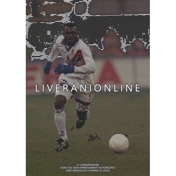 MILANO 01-12-1999 COPPA ITALIA INTER BOLOGNA NELLA FOTO Jero Shakpoke AG ALDO LIVERANI SAS