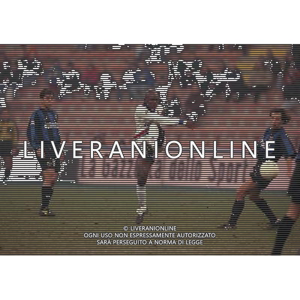 MILANO 01-12-1999 COPPA ITALIA INTER BOLOGNA NELLA FOTO PIERRE WOME AG ALDO LIVERANI SAS