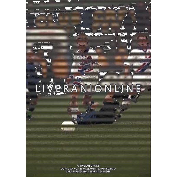 MILANO 01-12-1999 COPPA ITALIA INTER BOLOGNA NELLA FOTO DAVIDE FONTOLAN AG ALDO LIVERANI SAS