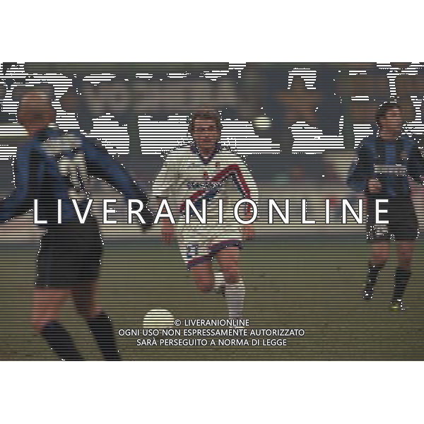 MILANO 01-12-1999 COPPA ITALIA INTER BOLOGNA NELLA FOTO GIOVANNI PIACENTINI AG ALDO LIVERANI SAS