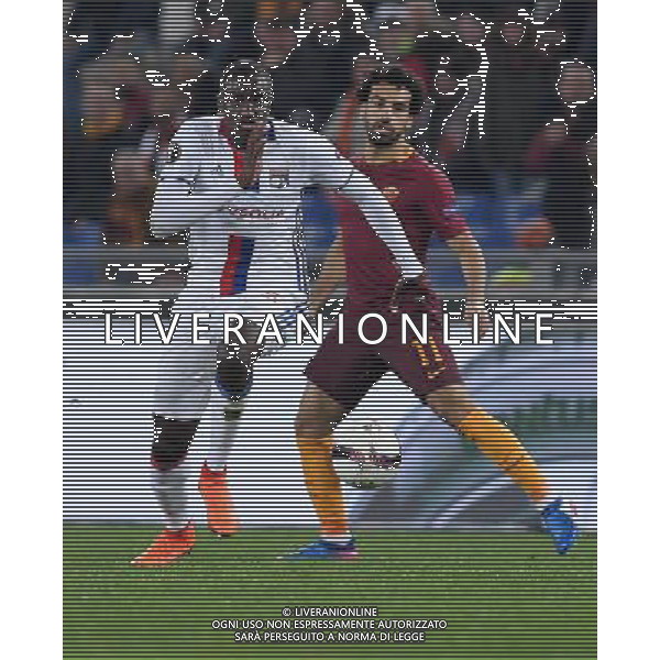 UEFA Europa League 2016/2017 Ottavi di Finale Ritorno Roma - 16.03.2017 Roma-Olympique Lyon Nella Foto:diakhaby e salah /Ph.Vitez-Ag. Aldo Liverani