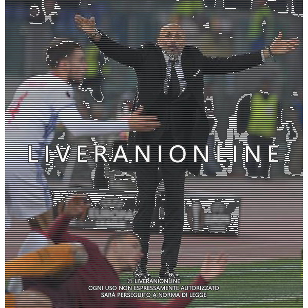 UEFA Europa League 2016/2017 Ottavi di Finale Ritorno Roma - 16.03.2017 Roma-Olympique Lyon Nella Foto:spalletti luciano /Ph.Vitez-Ag. Aldo Liverani