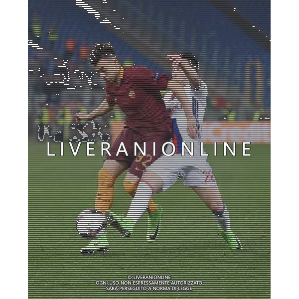 UEFA Europa League 2016/2017 Ottavi di Finale Ritorno Roma - 16.03.2017 Roma-Olympique Lyon Nella Foto:el shaarawy e valbuena /Ph.Vitez-Ag. Aldo Liverani