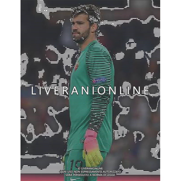 UEFA Europa League 2016/2017 Ottavi di Finale Ritorno Roma - 16.03.2017 Roma-Olympique Lyon Nella Foto:Alisson Becker /Ph.Vitez-Ag. Aldo Liverani