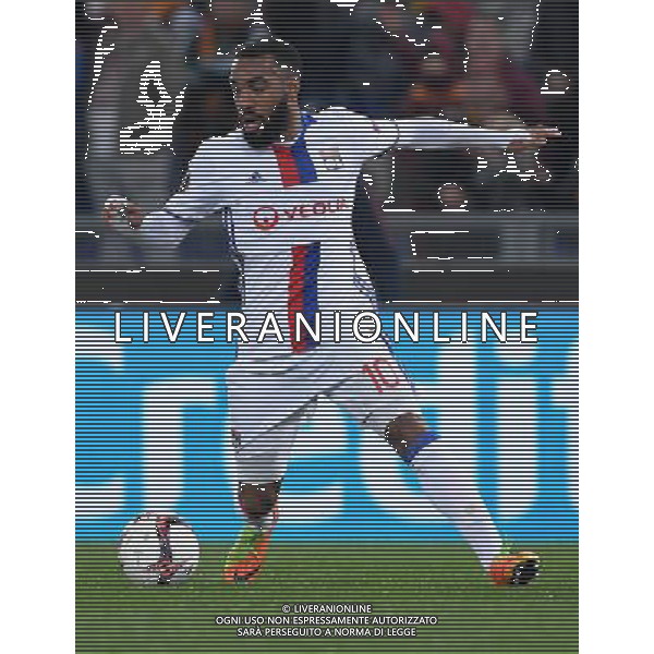 UEFA Europa League 2016/2017 Ottavi di Finale Ritorno Roma - 16.03.2017 Roma-Olympique Lyon Nella Foto:Lacazette Alexandre /Ph.Vitez-Ag. Aldo Liverani