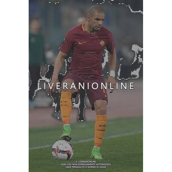 UEFA Europa League 2016/2017 Ottavi di Finale Ritorno Roma - 16.03.2017 Roma-Olympique Lyon Nella Foto:Bruno Peres /Ph.Vitez-Ag. Aldo Liverani