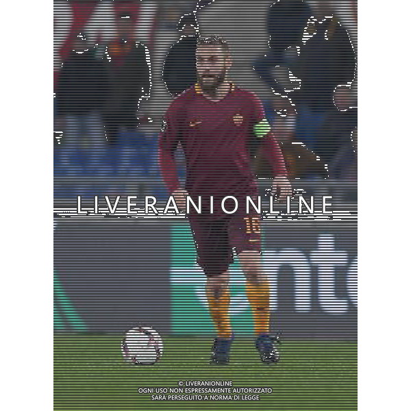 UEFA Europa League 2016/2017 Ottavi di Finale Ritorno Roma - 16.03.2017 Roma-Olympique Lyon Nella Foto:De Rossi Daniele /Ph.Vitez-Ag. Aldo Liverani