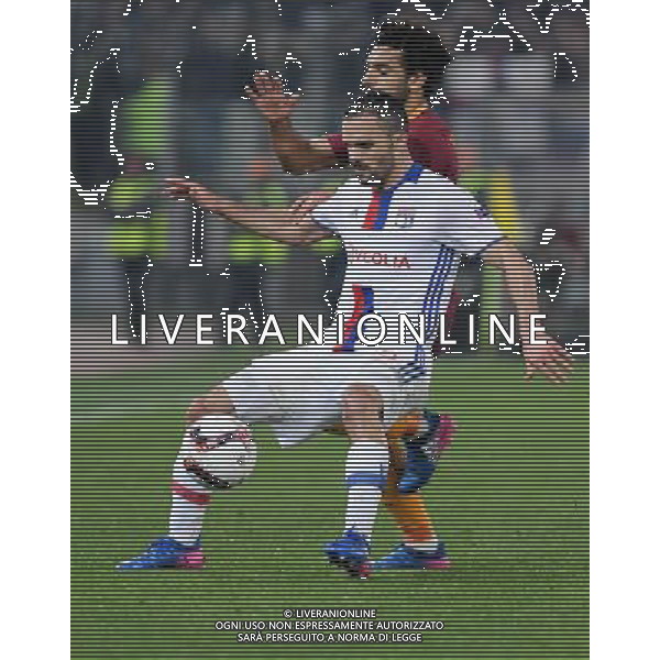 UEFA Europa League 2016/2017 Ottavi di Finale Ritorno Roma - 16.03.2017 Roma-Olympique Lyon Nella Foto:Morel Jeremy - Salah Mohamed /Ph.Vitez-Ag. Aldo Liverani