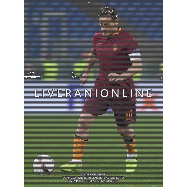 UEFA Europa League 2016/2017 Ottavi di Finale Ritorno Roma - 16.03.2017 Roma-Olympique Lyon Nella Foto:Totti Francesco /Ph.Vitez-Ag. Aldo Liverani