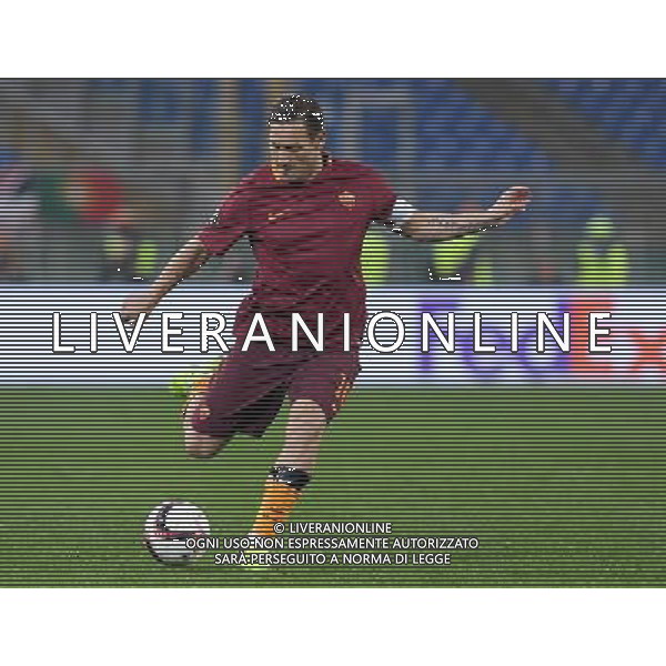 UEFA Europa League 2016/2017 Ottavi di Finale Ritorno Roma - 16.03.2017 Roma-Olympique Lyon Nella Foto:Totti Francesco /Ph.Vitez-Ag. Aldo Liverani