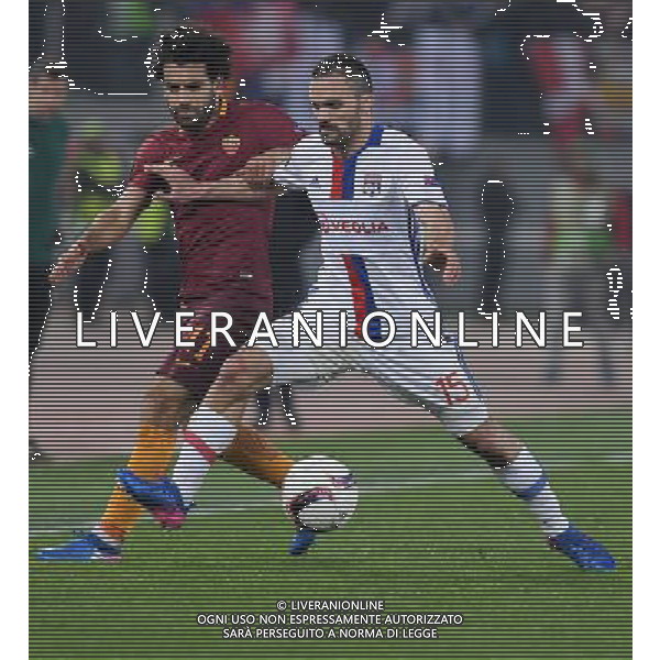 UEFA Europa League 2016/2017 Ottavi di Finale Ritorno Roma - 16.03.2017 Roma-Olympique Lyon Nella Foto:morel e salah /Ph.Vitez-Ag. Aldo Liverani