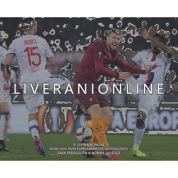 UEFA Europa League 2016/2017 Ottavi di Finale Ritorno Roma - 16.03.2017 Roma-Olympique Lyon Nella Foto:dzeko edin /Ph.Vitez-Ag. Aldo Liverani
