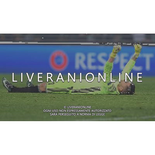 UEFA Europa League 2016/2017 Ottavi di Finale Ritorno Roma - 16.03.2017 Roma-Olympique Lyon Nella Foto:lopes esultanza a fine gara /Ph.Vitez-Ag. Aldo Liverani