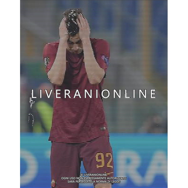 UEFA Europa League 2016/2017 Ottavi di Finale Ritorno Roma - 16.03.2017 Roma-Olympique Lyon Nella Foto:delusione el shaarawy a fine gara /Ph.Vitez-Ag. Aldo Liverani