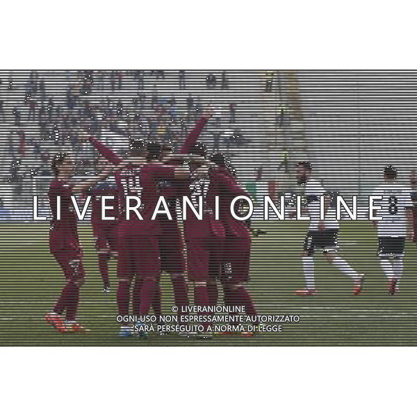 Parma Calcio 1913 - Alma Juventus Fano Campionato di calcio Lega Pro girone B 19/03/2017 nella foto: ESULTANZA fano Â©Claudio Zamagni/Agenzia Aldo Liverani / AGENZIA ALDO LIVERANI SAS