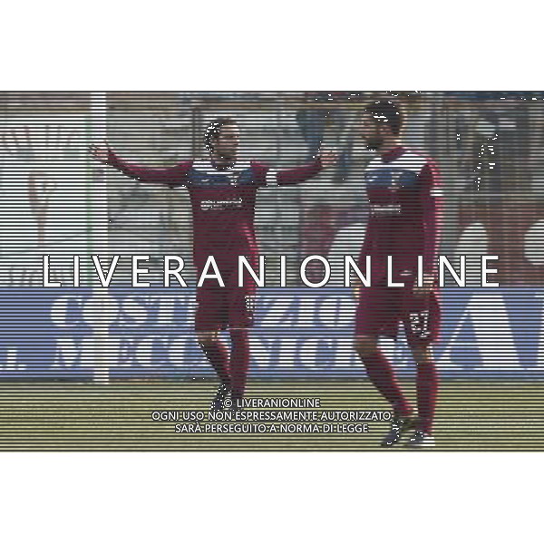 Parma Calcio 1913 - Alma Juventus Fano Campionato di calcio Lega Pro girone B 19/03/2017 nella foto: ZULLO WALTER e SCHIAVINI GIORGIO ©Claudio Zamagni/Agenzia Aldo Liverani 