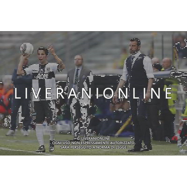 Parma Calcio 1913 - Alma Juventus Fano Campionato di calcio Lega Pro girone B 19/03/2017 nella foto: MATTEO SCOZZARELLA ROBERTO DÕAVERSA ALLENATORE ©Claudio Zamagni/Agenzia Aldo Liverani 