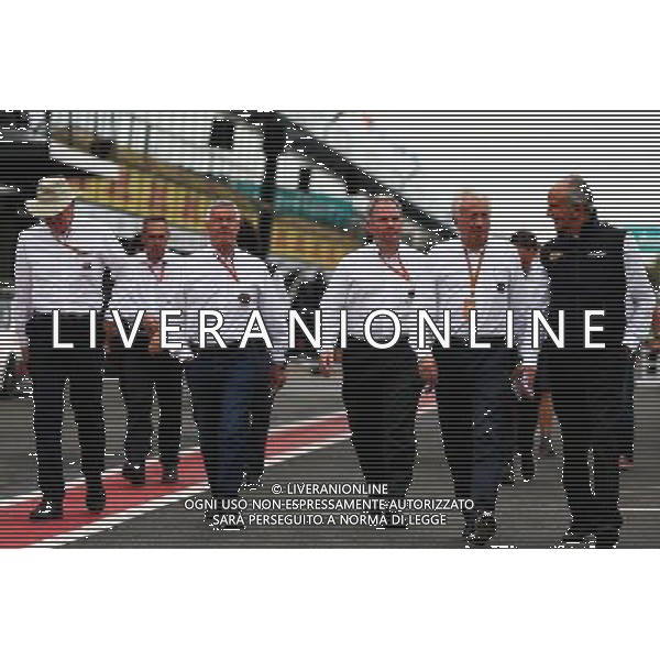 Derek Warwick (GBR) FIA Steward and Charlie Whiting (GBR) FIA Delegate with other FIA delegates. 22.03.2017. Formula 1 World Championship, Rd 1, Australian Grand Prix, Albert Park, Melbourne, Australia, Preparation Day. AG ALDO LIVERANI SAS ONLY ITALY