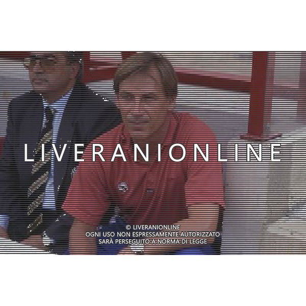 Zdenek Zeman allenatore di calcio ceco naturalizzato italiano, tecnico del Foggia Campionato 1991/1992 - Retrospettiva Â©ARCHIVIO / AGENZIA ALDO LIVERANI SAS