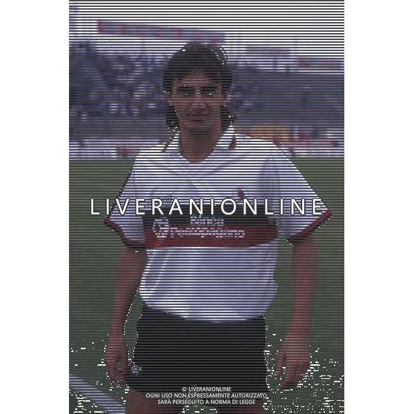 Roberto Rambaudi calciatore italiano, di ruolo centrocampista o attaccante, del Foggia, Campionato 1990/1991 - Retrospettiva ©ARCHIVIO / AGENZIA ALDO LIVERANI SAS